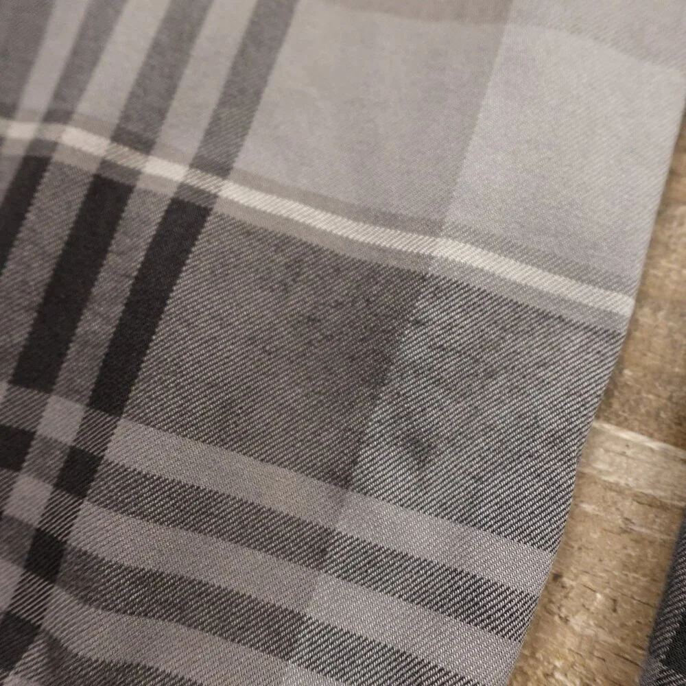 Burton flannel shirt jacket‎ hooded men's medium gray dryride